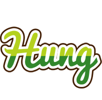 Hung golfing logo