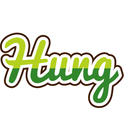 Hung golfing logo