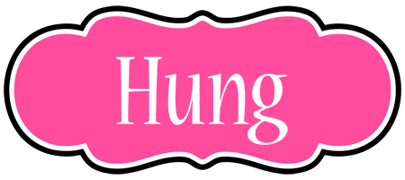 Hung invitation logo