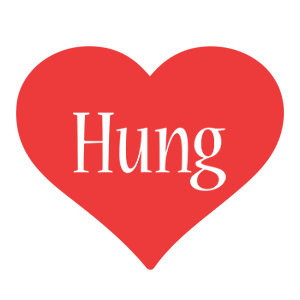 Hung love logo