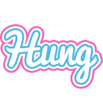 Hung outdoors logo