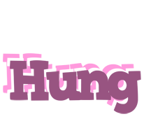 Hung relaxing logo