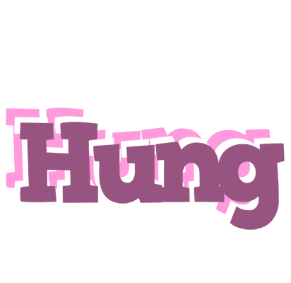 Hung relaxing logo