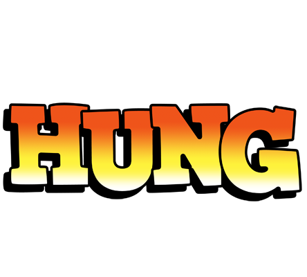 Hung sunset logo