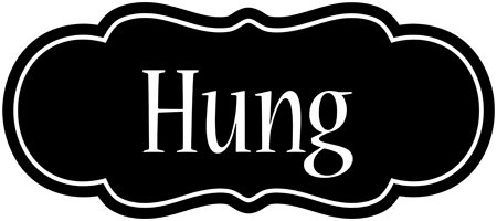 Hung welcome logo