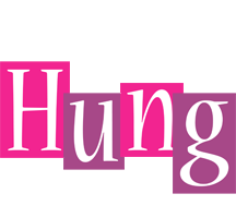 Hung whine logo