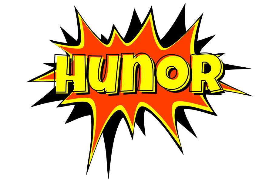 Hunor bazinga logo