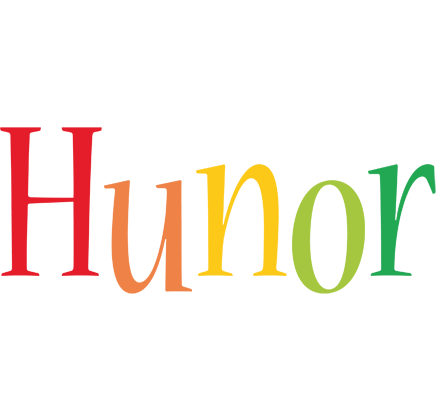 Hunor birthday logo
