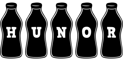 Hunor bottle logo