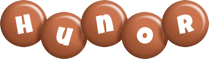 Hunor candy-brown logo