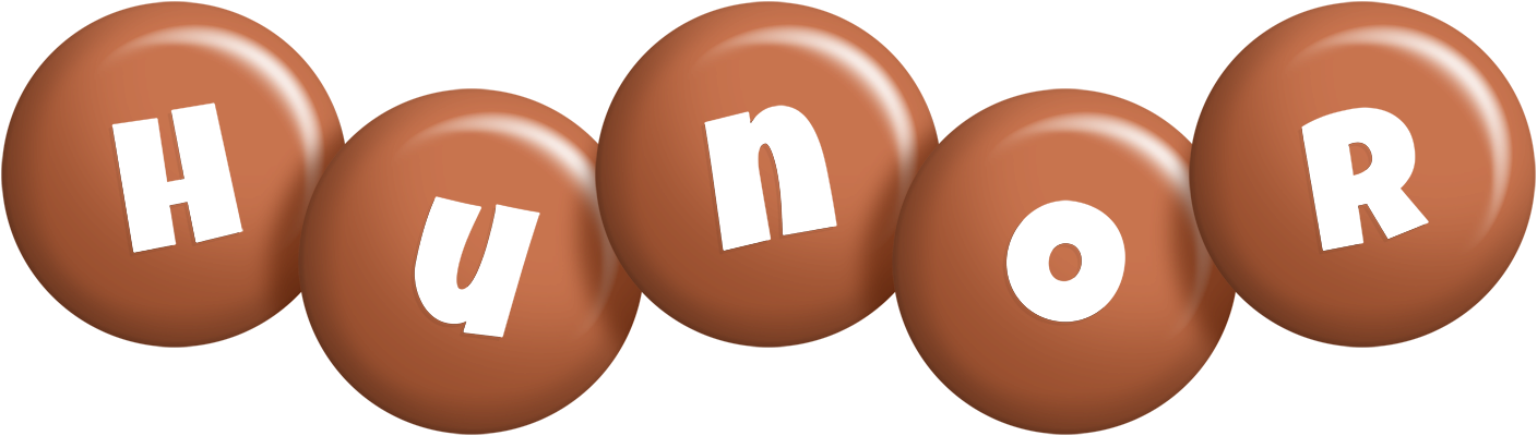 Hunor candy-brown logo