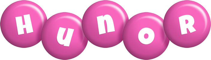 Hunor candy-pink logo