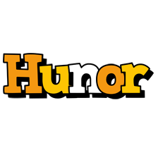 Hunor cartoon logo