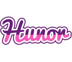 Hunor cheerful logo