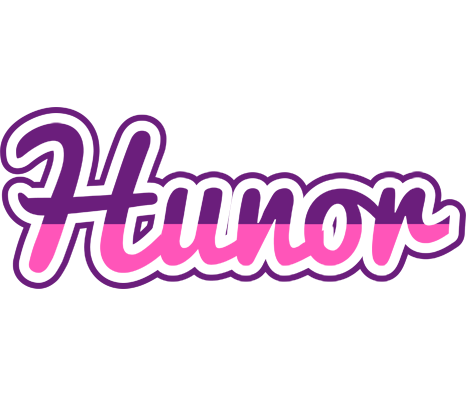 Hunor cheerful logo