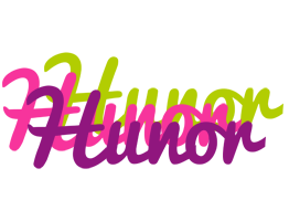 Hunor flowers logo