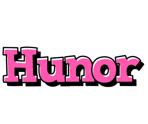 Hunor girlish logo