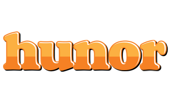 Hunor orange logo