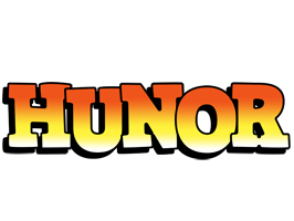 Hunor sunset logo