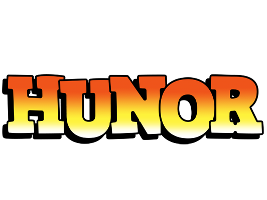 Hunor sunset logo