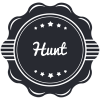 Hunt badge logo