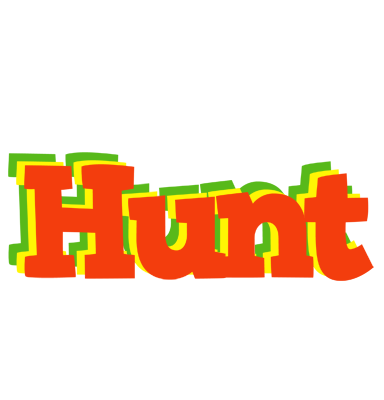 Hunt bbq logo