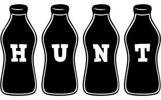 Hunt bottle logo