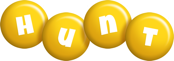 Hunt candy-yellow logo