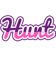 Hunt cheerful logo