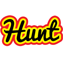 Hunt flaming logo