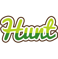 Hunt golfing logo