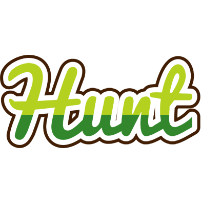 Hunt golfing logo