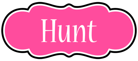 Hunt invitation logo