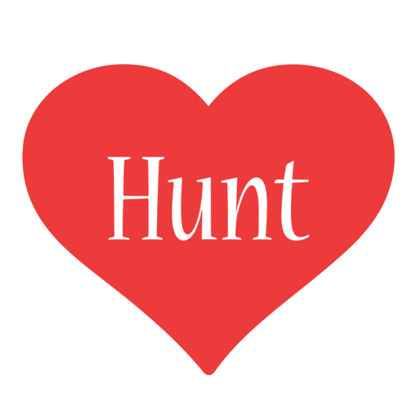 Hunt love logo