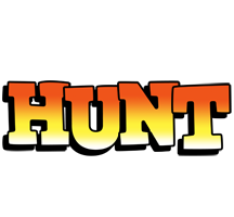 Hunt sunset logo