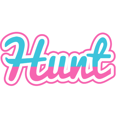 Hunt woman logo