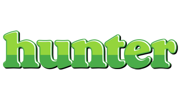Hunter apple logo