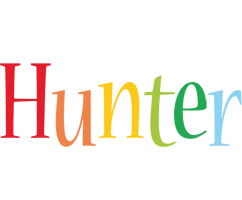 Hunter birthday logo