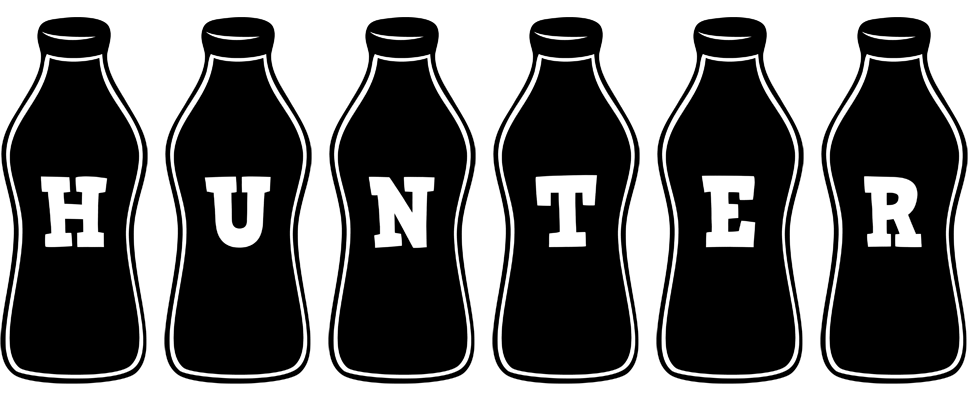 Hunter bottle logo