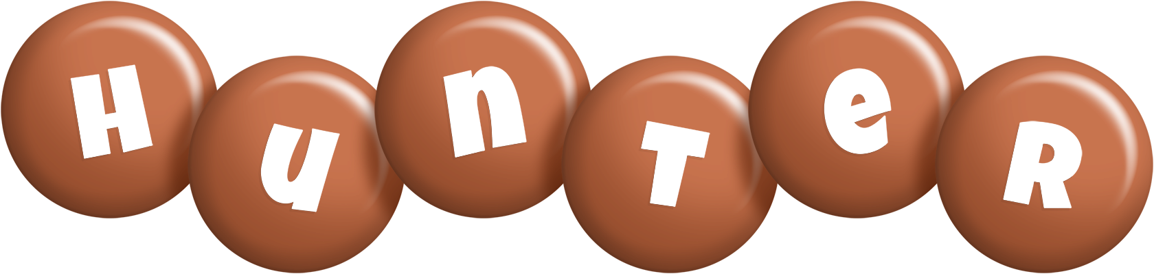 Hunter candy-brown logo