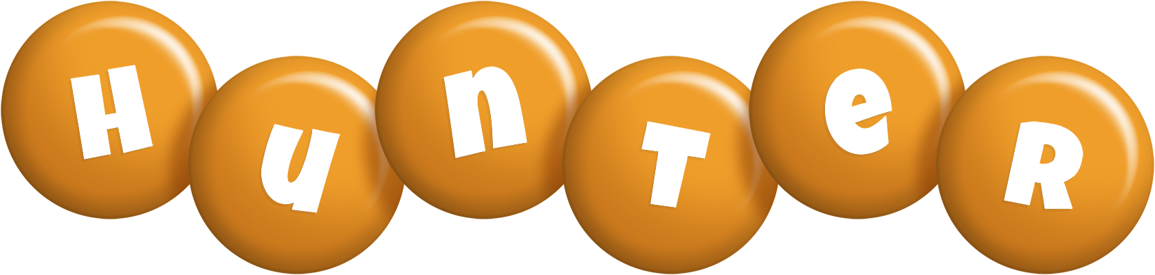 Hunter candy-orange logo