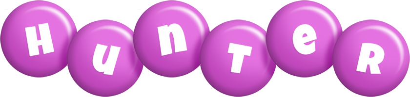 Hunter candy-purple logo