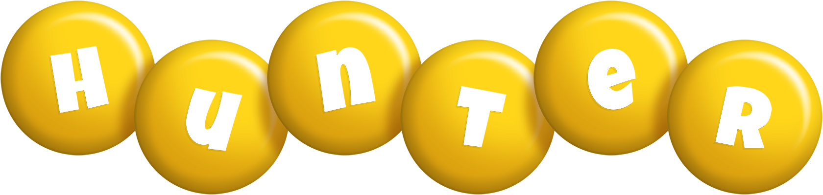 Hunter candy-yellow logo