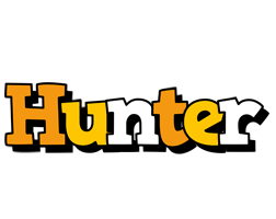 Hunter cartoon logo