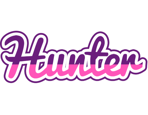 Hunter cheerful logo