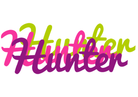 Hunter flowers logo