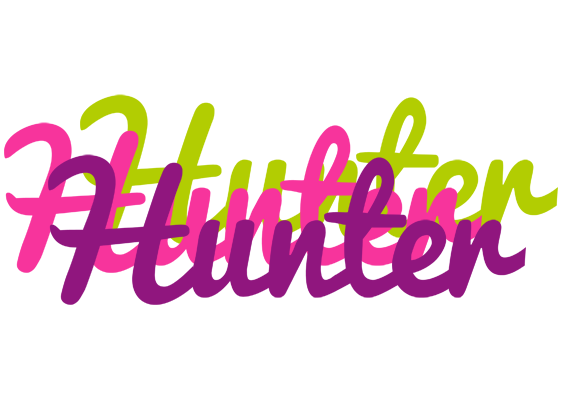 Hunter flowers logo