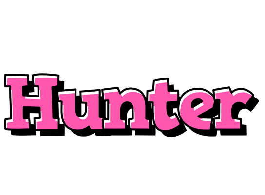 Hunter girlish logo