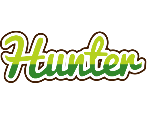 Hunter golfing logo
