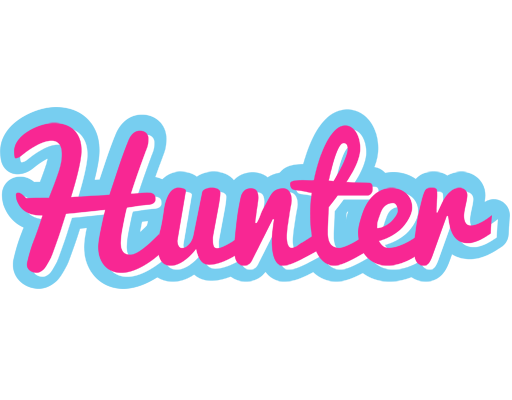 Hunter popstar logo